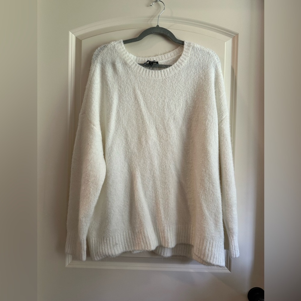 Express Soft White Sweater
